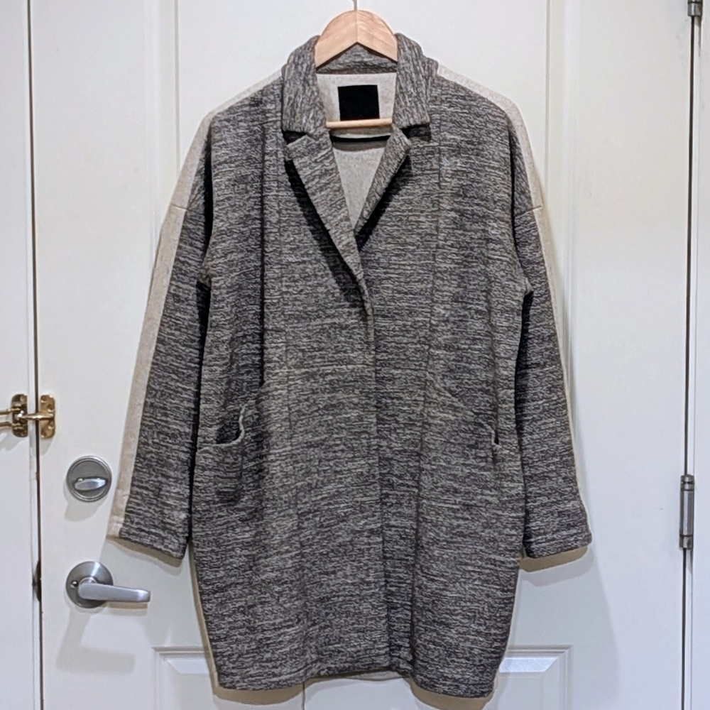 EUC Just Female S Oversized Cotton and Wool Blend Shell Jacket